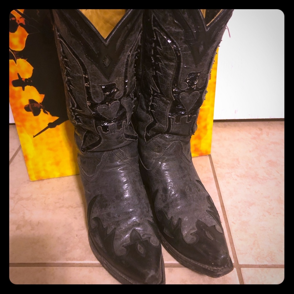 Woman’s Black Cowboy Boots